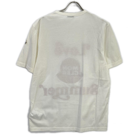 MONCLER モンクレール 20年製 ホワイト summer プリントTシャツ トップス