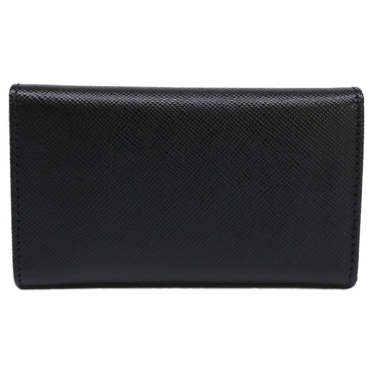 PRADA プラダ 【美品】トライアングルロゴ サフィアーノレザー 6連 キーケース