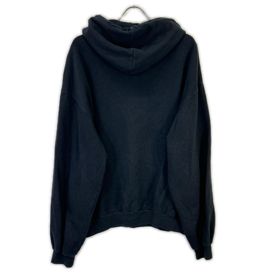 CELINE セリーヌ 2Y35D4501.38AW ブラック カシミア混 トリオンフ ルーズフーディー トップス