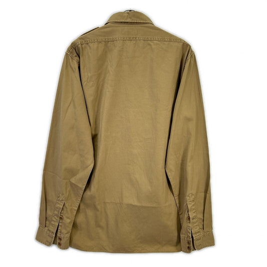 RRL ダブルアールエル ベージュ MNRRWOVM2C00290 ヴィンテージ サファリシャツ トップス