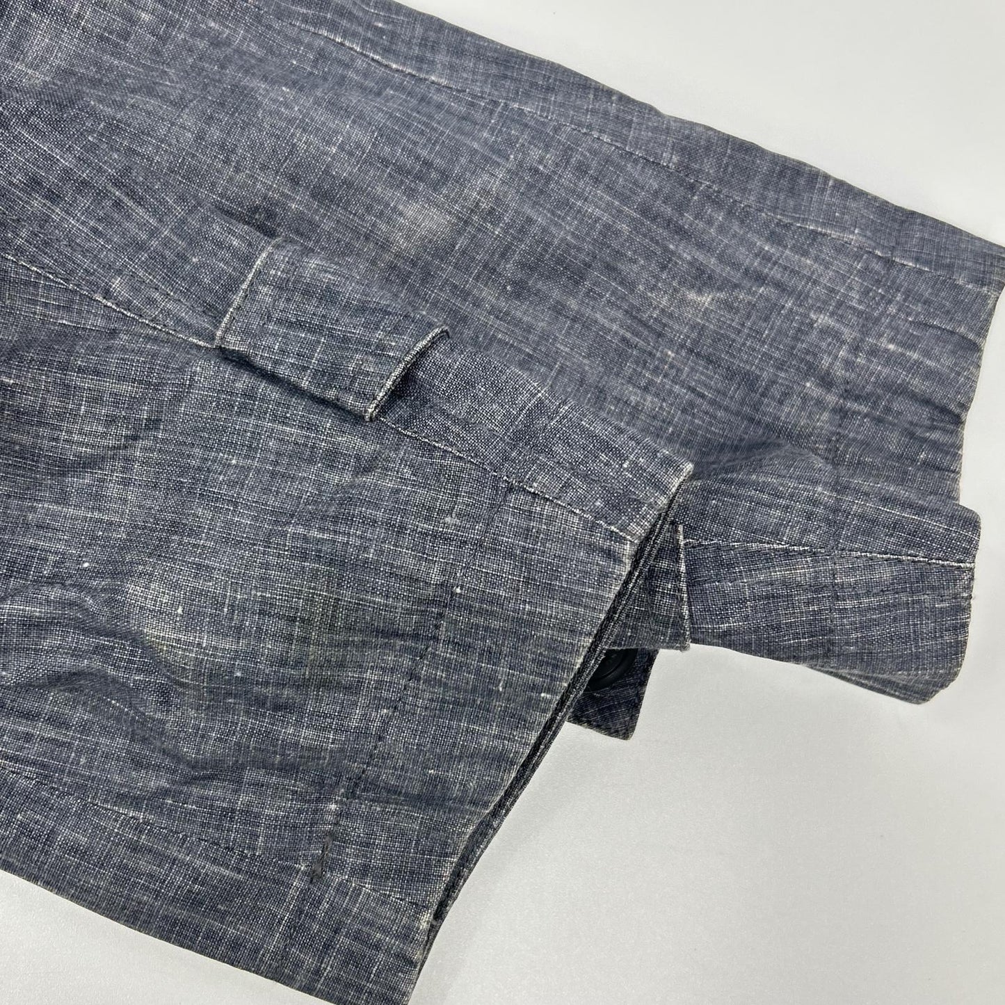HERNO ヘルノ IM0126U-17100-9100 ブルー トレンチコート リネン コート