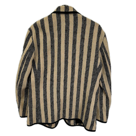 ISSEY MIYAKE MEN イッセイミヤケメン 19SS ME91FD156 ストライプ柄 裂織 2Bテーラードジャケット ジャケット