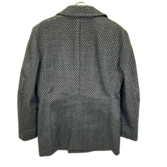 ISSEY MIYAKE MEN イッセイミヤケメン 14AW ME43FA033 Geometric Textile Pea Coat Coat