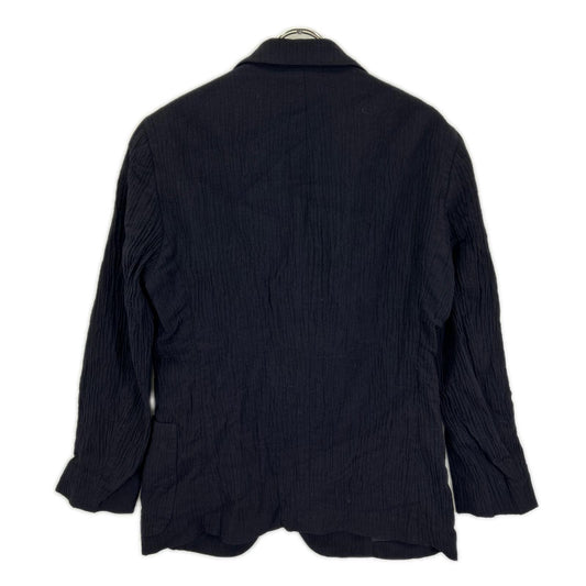 ISSEY MIYAKE MEN イッセイミヤケメン ME21FD024 ネイビー しわ加工 3B テーラードジャケット ジャケット