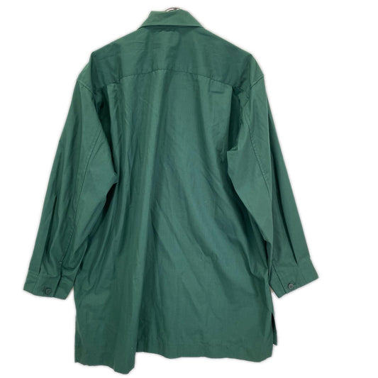 ISSEY MIYAKE MEN イッセイミヤケメン 20SS ME01FJ112 グリーン オープンカラーロングシャツ トップス