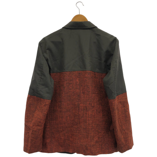 ISSEY MIYAKE MEN イッセイミヤケメン ME33FD120 オレンジ 切り替え テーラードジャケット トップス