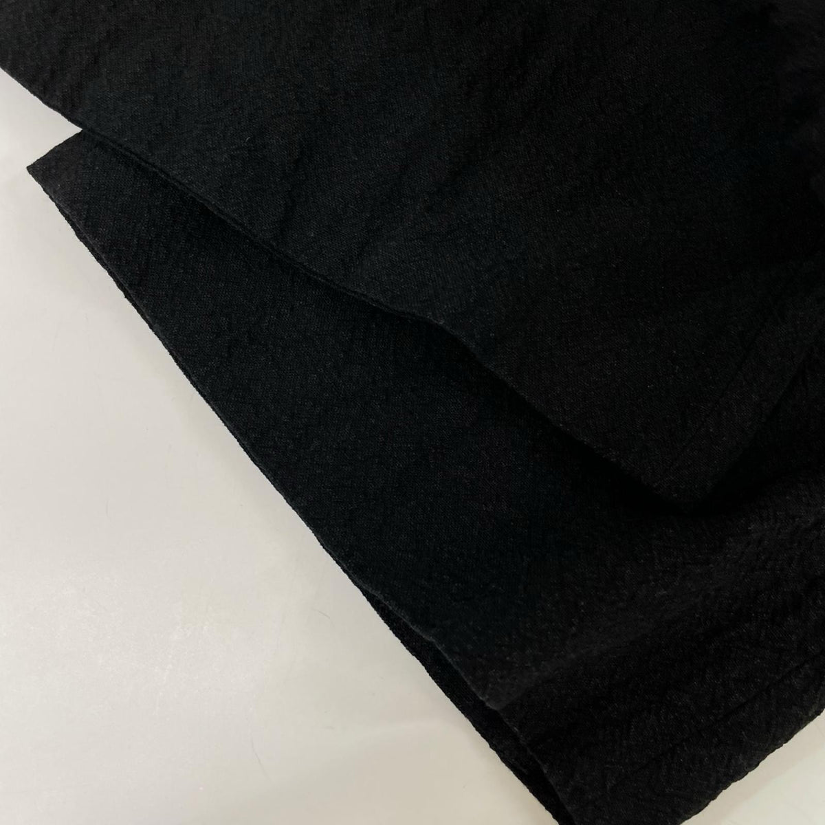 ISSEY MIYAKE MEN イッセイミヤケメン 12SS ブラック ME21FF076 リネン スラックスパンツ ボトムス