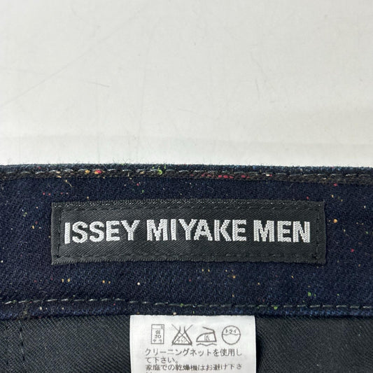 ISSEY MIYAKE MEN イッセイミヤケメン 15AW ME53FF081 インディゴ染め サイドジップ デニムパンツ ボトムス