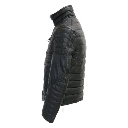 MONCLER モンクレール DIMITRI ラムレザー ライダース ダウンジャケット ジャケット