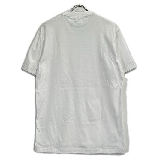 BRUNELLO CUCINELLI ブルネロクチネリ ホワイト×グレー MOT617427 レイヤードコットンTシャツ トップス