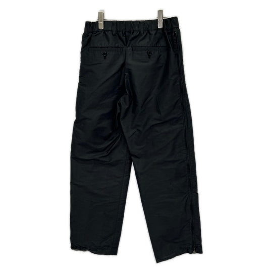 ISSEY MIYAKE MEN イッセイミヤケメン 11AW ME13FF132 ブラック ナイロン サイドジップボトムス ボトムス