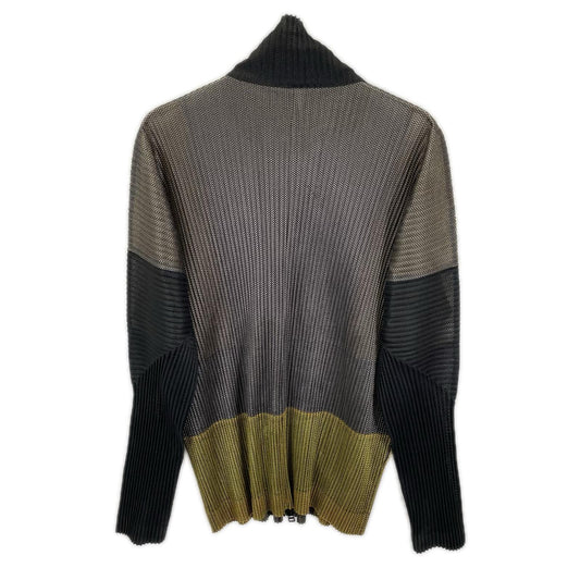 ISSEY MIYAKE MEN イッセイミヤケメン 13AW ME33JL232 プリーツ ジップアップ ジャケット ジャケット