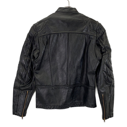 VINTAGE ヴィンテージ ヴィンテージレザー ブラック TALONジップ パテッドジャケット ジャケット