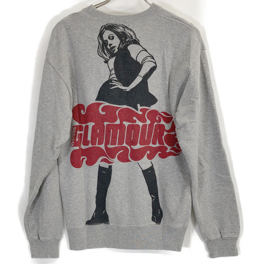 HYSTERIC GLAMOUR ヒステリックグラマー 02203CS14 グレー VIXEN GIRL スウェット トップス