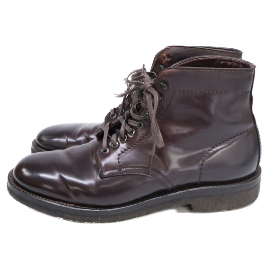 Alden 4600H Cordovan Plain Toe Boots Shoes