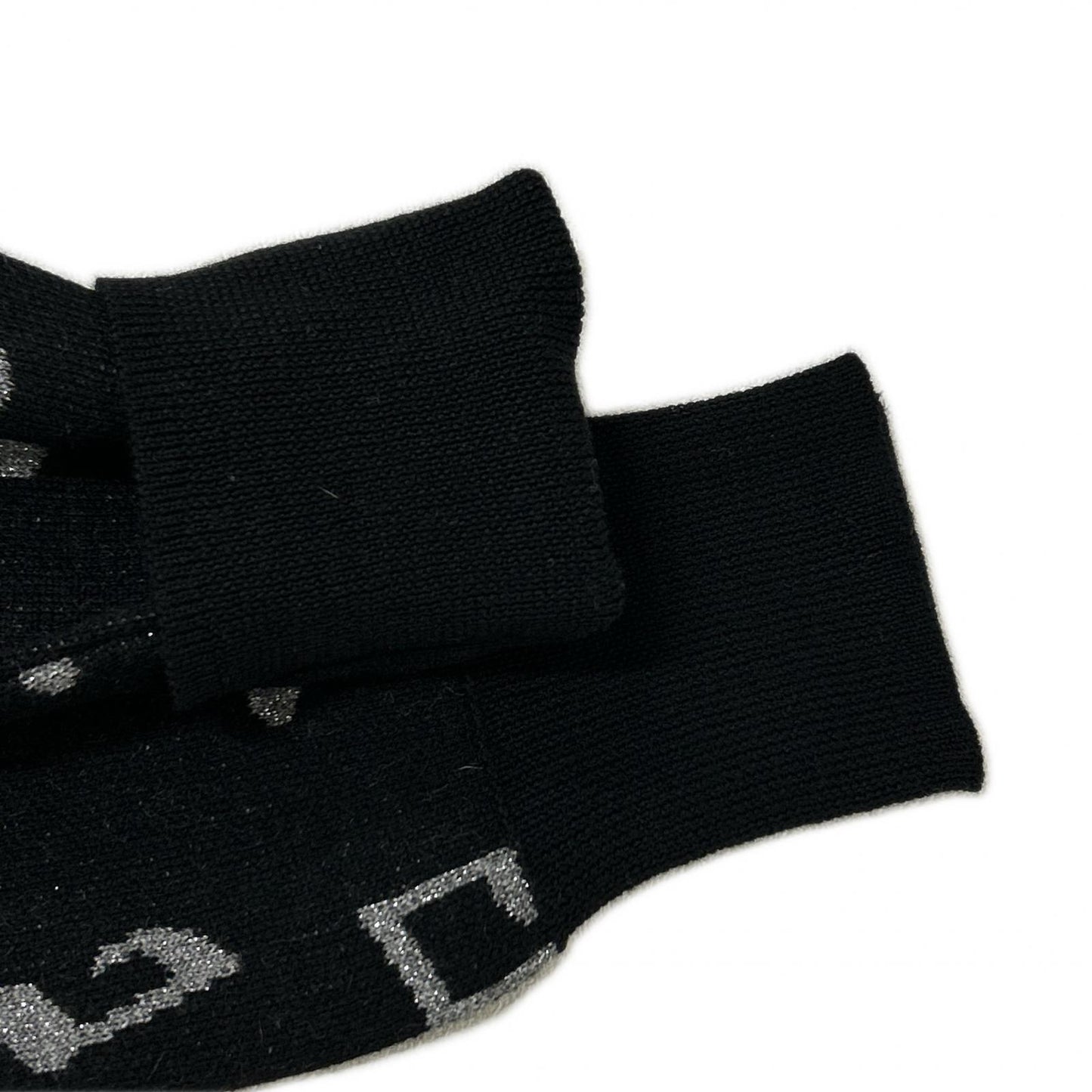 HYSTERICS Hysterics 0553ND01 Black Musical Note Cardigan Top
