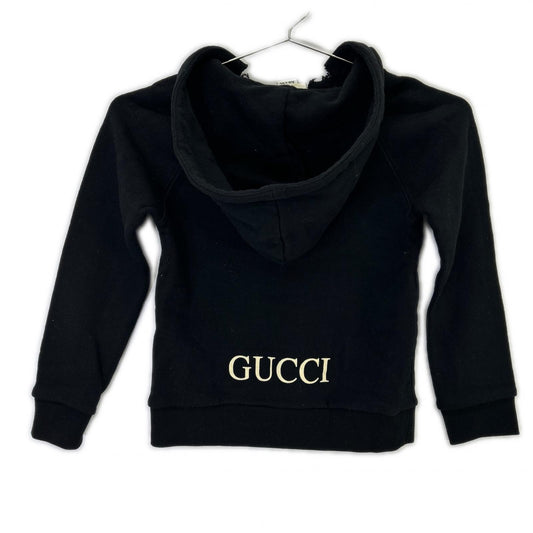 GUCCI 古驰 520775 黑猫连帽卫衣 上衣