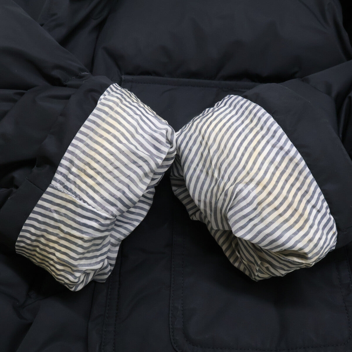 MONCLER モンクレール GAMME BLUE ガムブルー 69242 ボアカラー付 ダウンジャケット ジャケット