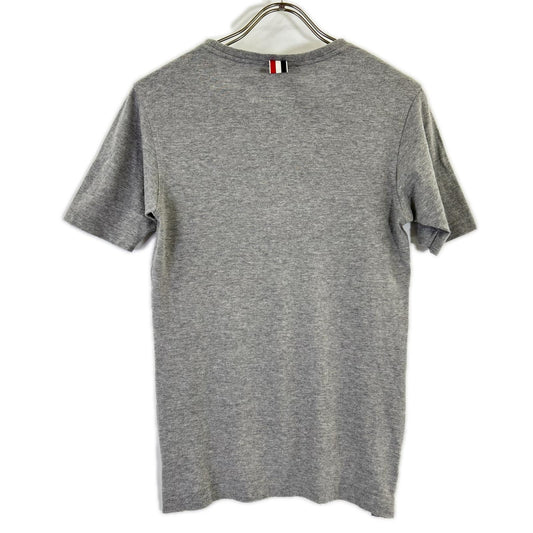 THOM BROWNE トムブラウン MJS001AW747 グレー クルーネック Tシャツ トップス