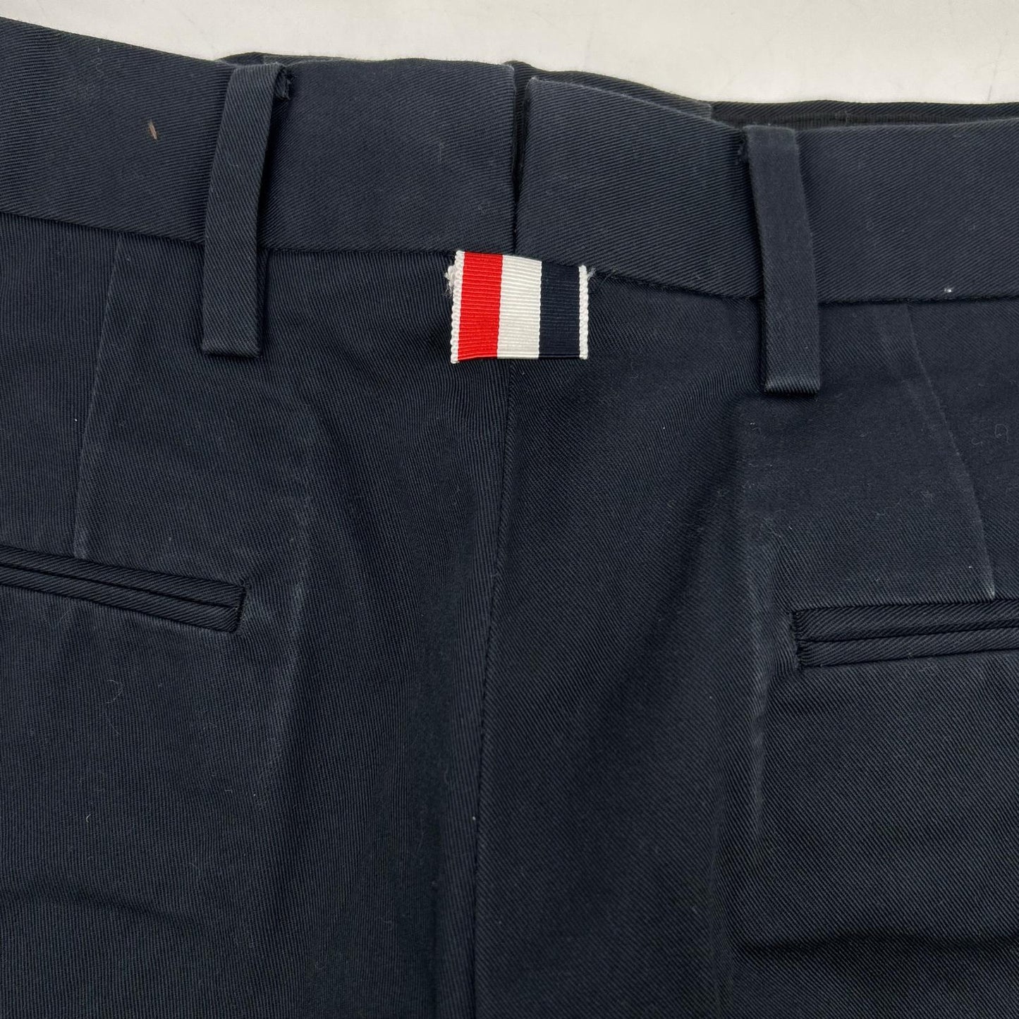 THOM BROWNE トムブラウン MTU165AW7022 ネイビー チノ ハーフパンツ ボトムス