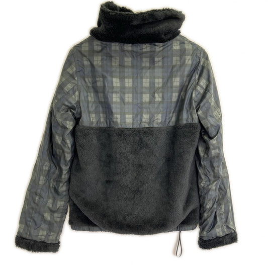 THE NORTH FACE reversible fleece jacket with sherpa and nylon