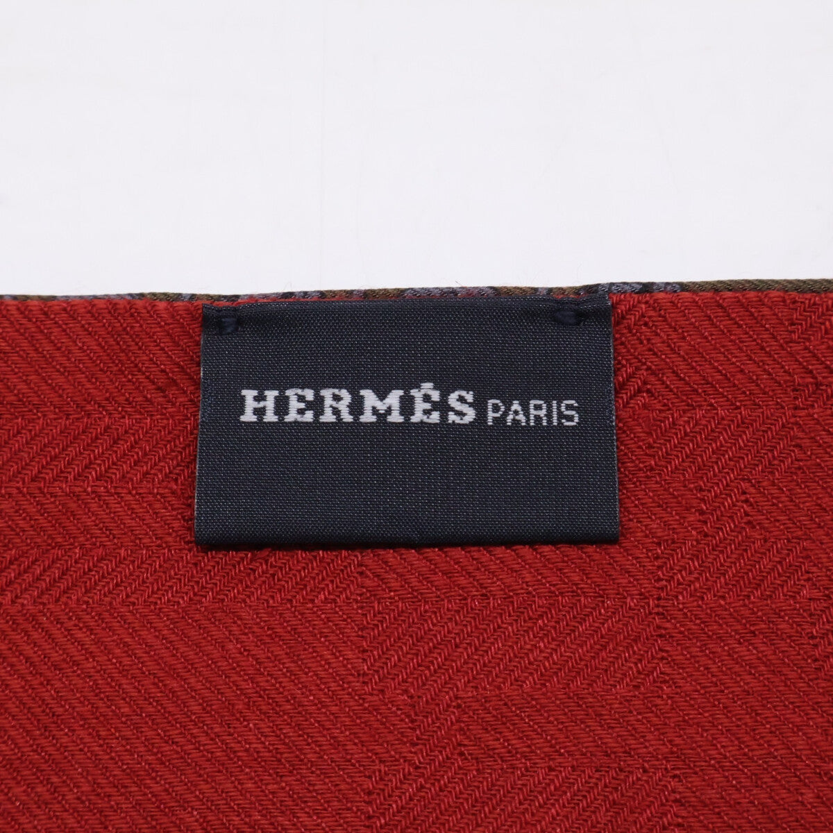 HERMES エルメス 【美品】総柄 シルクxウール ストール ストール
