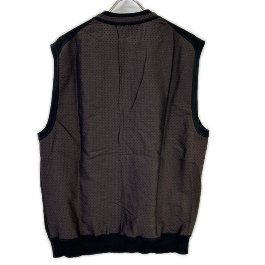 HERMES エルメス ダークグレー カシミヤ ニットベスト ベスト