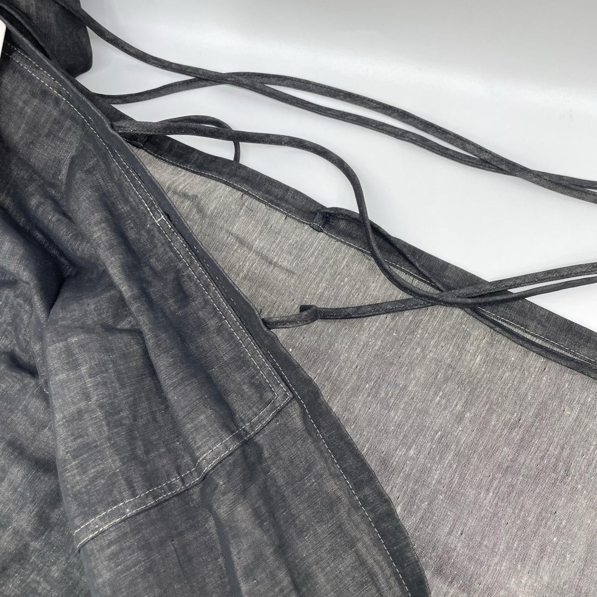 pelleq ペレック OP0101-SS20 ブラック コットン混 サイドストリングスドレス ワンピース