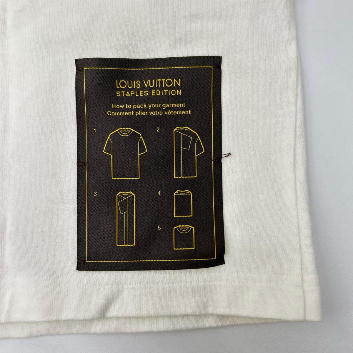 LOUIS VUITTON ルイヴィトン 22AW RM222Q JYN HIY47W ホワイト インサイドアウト Tシャツ トップス