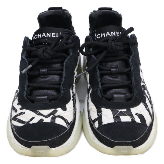 CHANEL シャネル G38290 グラフィックロゴ スニーカー シューズ