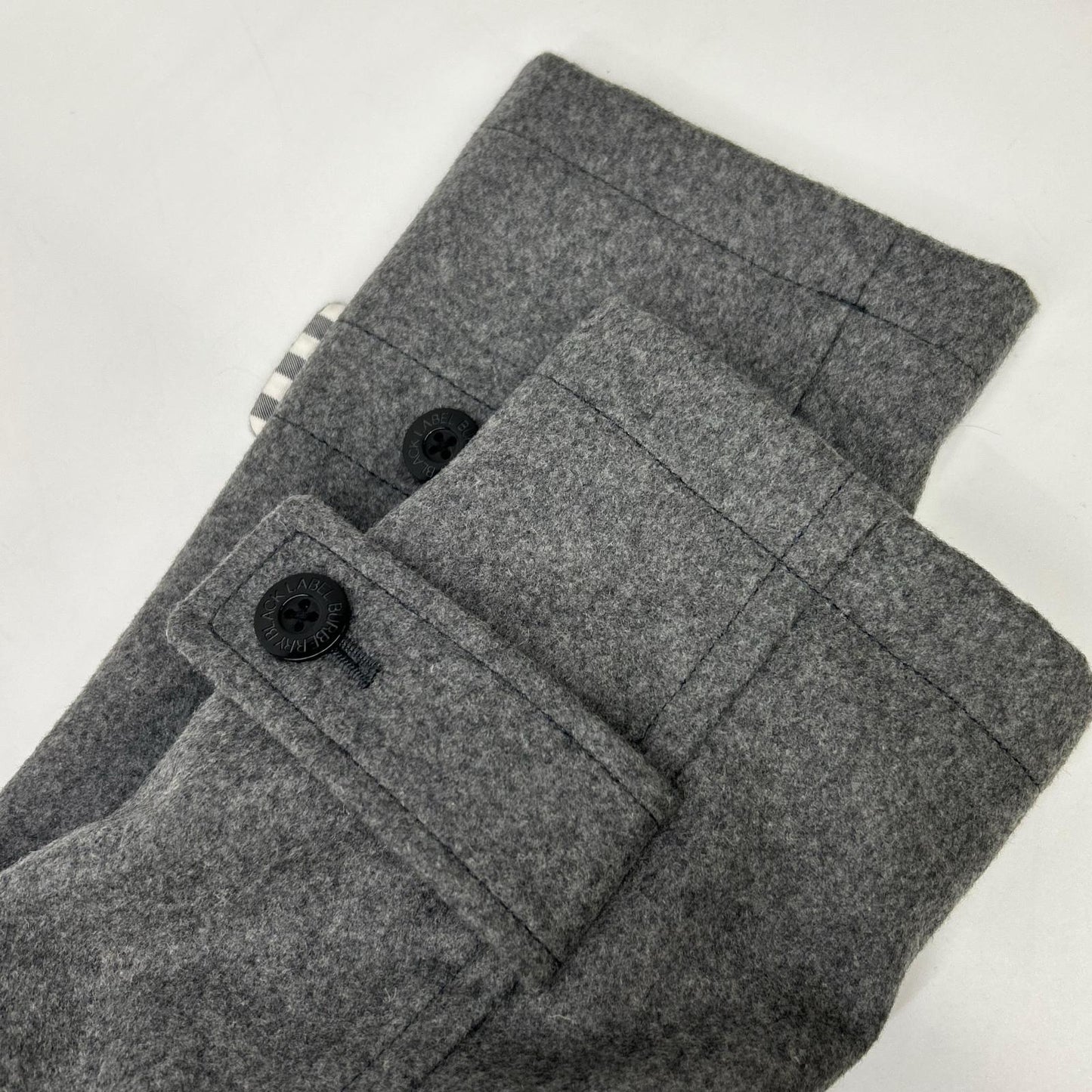 グレー BMC75-306-04 カシミヤウール フード付 ダッフルコート コート M メンズ