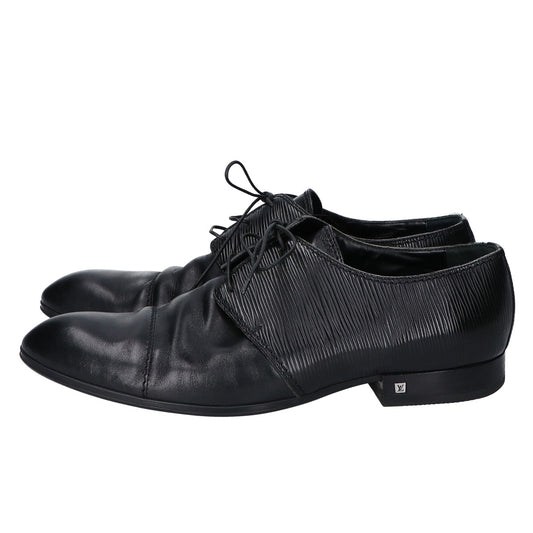 LOUIS VUITTON Louis Vuitton Black FD0028 Epi Leather Shoes