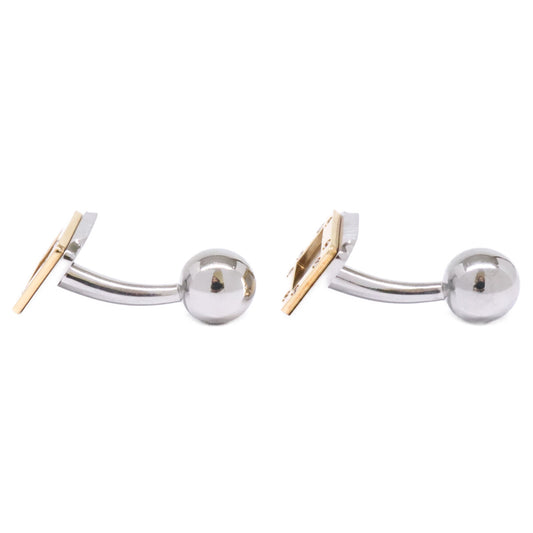 Cartier カルティエ 仕上げ済み サントス 18Kコンビ カフリンクス カフス