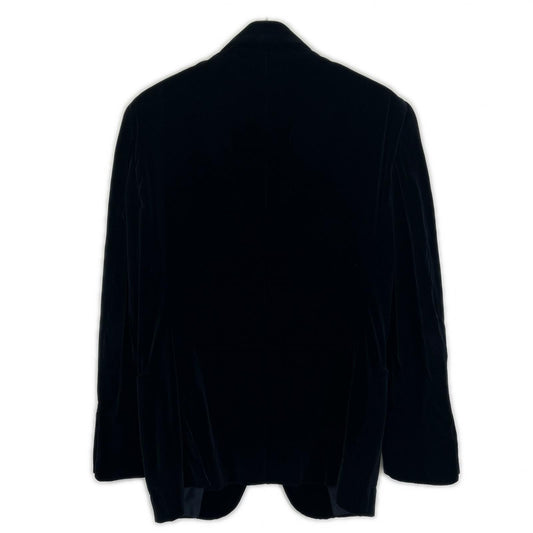 TOM FORD Tom Ford 55279 Navy Velour Tailored Jacket Jacket