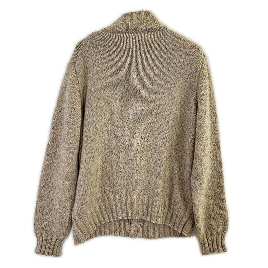MALO Beige Cashmere Knit Cardigan Tops
