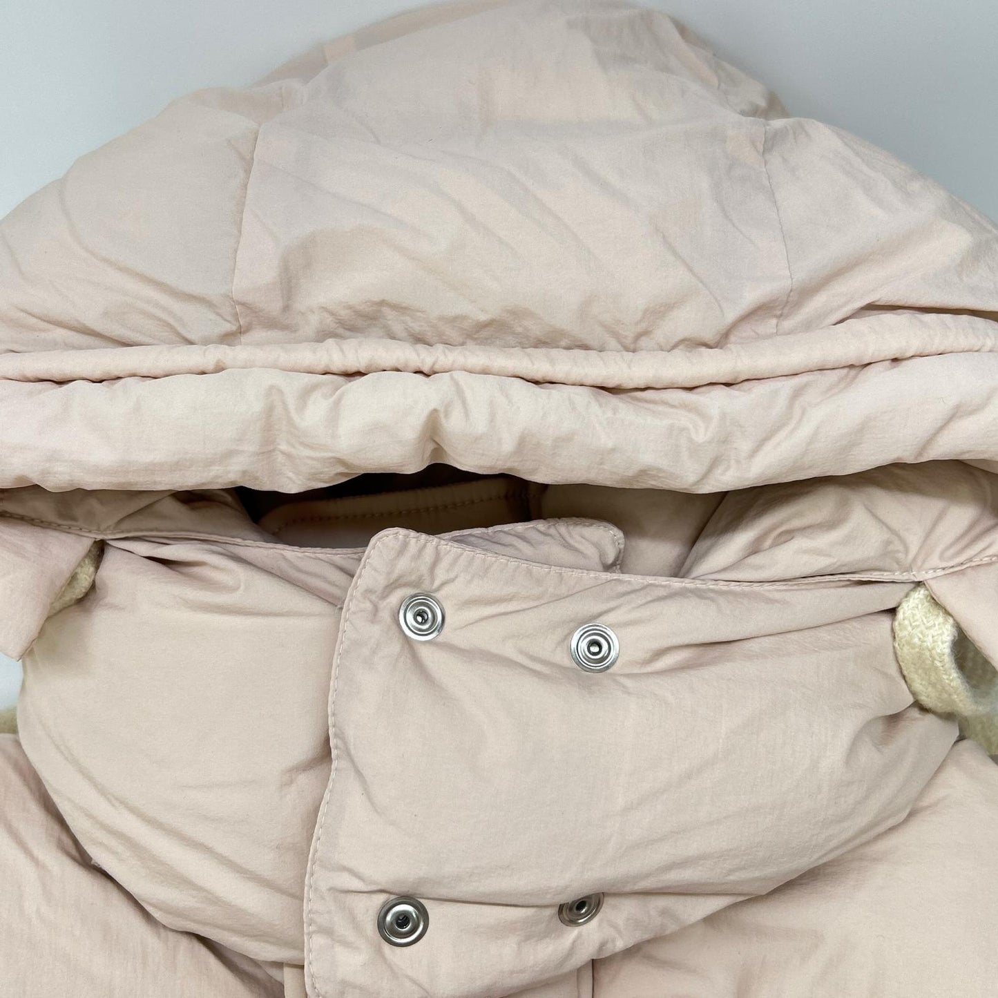 AMI PARIS UJK402.PA0009 pink down jacket jacket