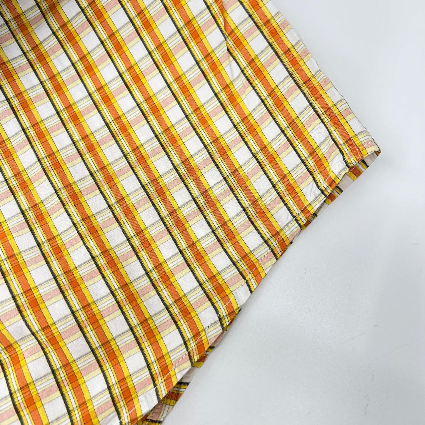 HERMES エルメス 【美品/国内正規】チェック セリエボタン ボタンダウン 長袖シャツ トップス