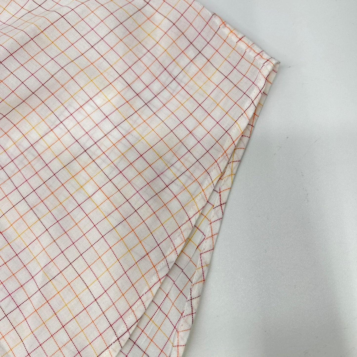 HERMES エルメス 【美品/国内正規】チェック セリエボタン 長袖シャツ トップス