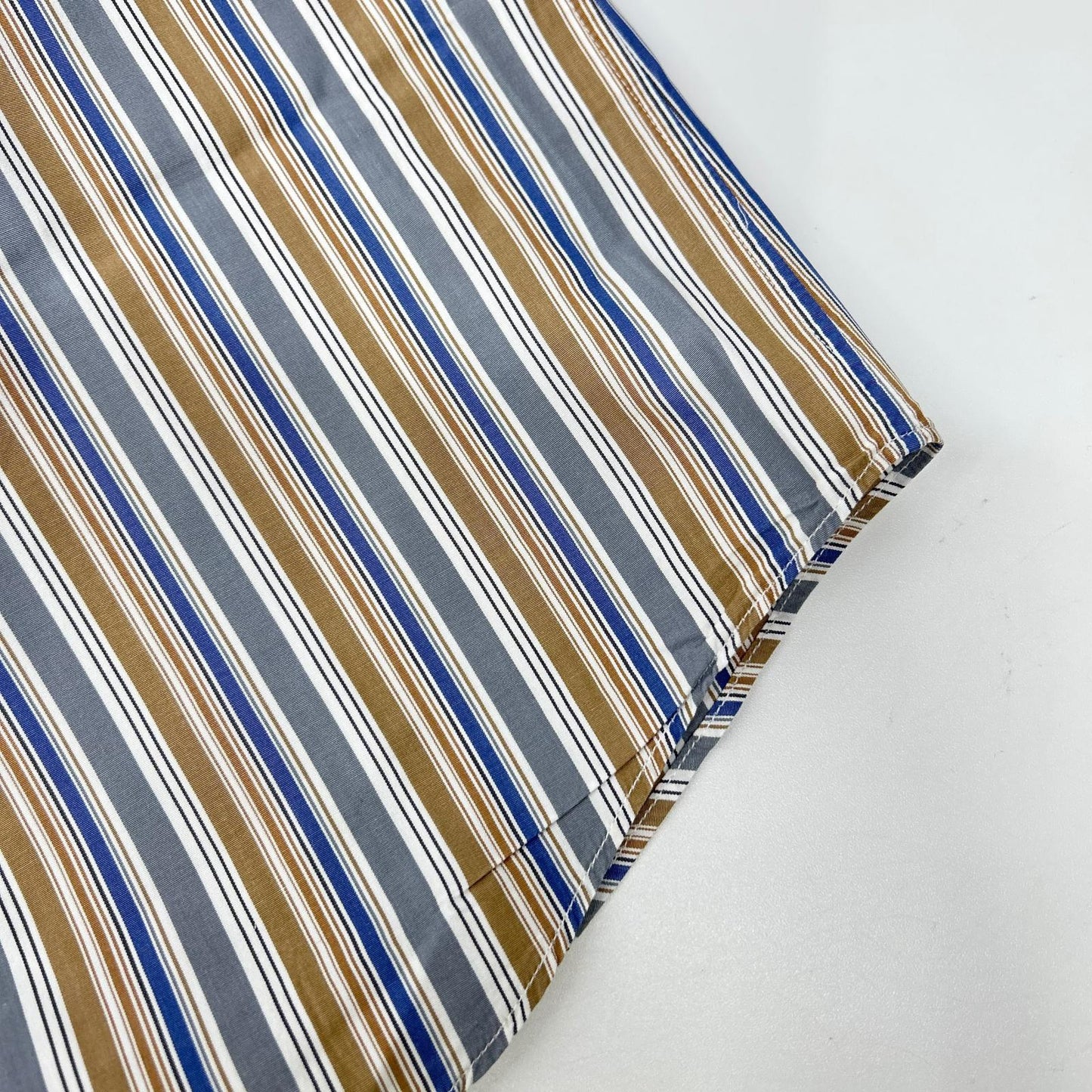 HERMES エルメス 【美品】ストライプ セリエボタン 長袖シャツ トップス
