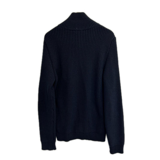 GUCCI グッチ トムフォード期 255915 ネイビー ウール ドライバーズニット トップス
