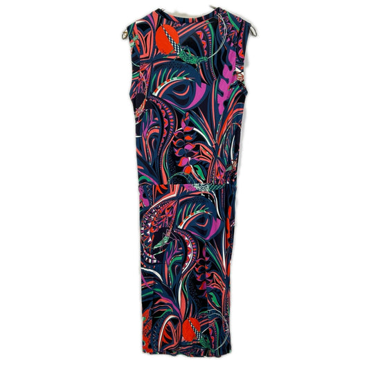 EMILIO PUCCI エミリオプッチ 61RG46 マルチカラー シルク混 ノースリーブ ワンピース ワンピース