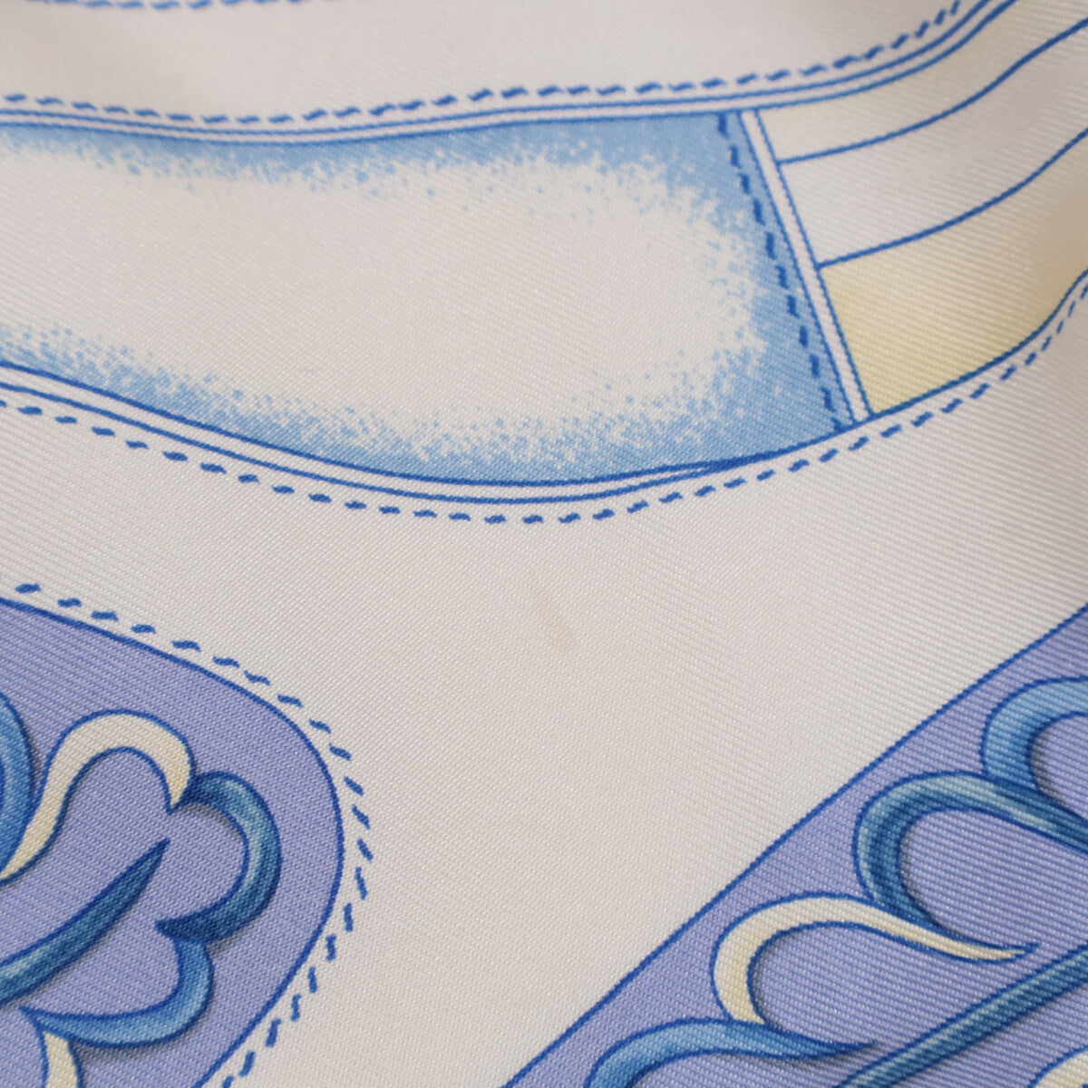 HERMES エルメス ツイルレーヌ ハーフボタン 長袖ニットシャツ/ トップス M