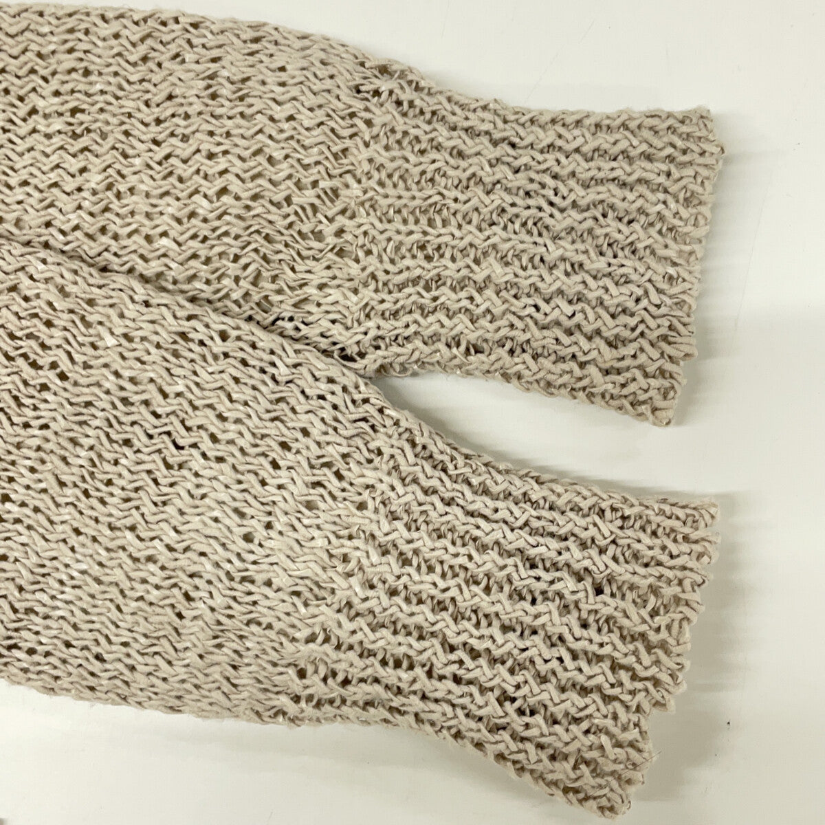 BRUNELLO CUCINELLI ブルネロクチネリ ベージュ 刺繍 裏地シルク ロングカーディガン トップス XXS