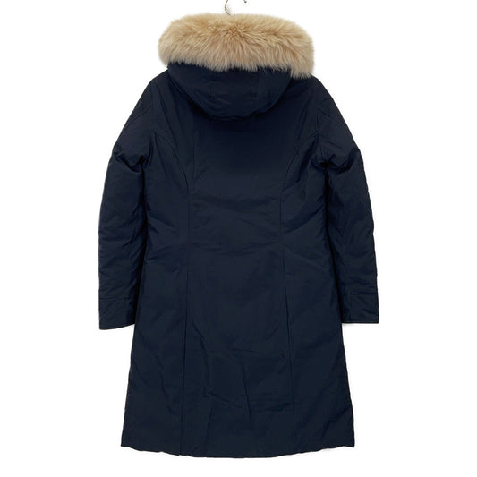 WOOLRICH ウールリッチ ネイビー 152303 フォックスファー付き ダウンコート コート