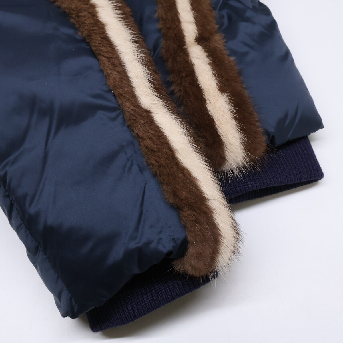 FENDI Fendi Like New/Domestic Authorized FW0883 Mink Fur Side-Tape Down Jacket Jacket