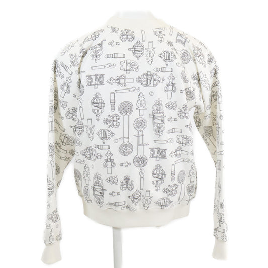 HERMES 【Excellent Condition/Domestic Authentic】6E4624DG Ferronnerie Remix Sweatshirt Top