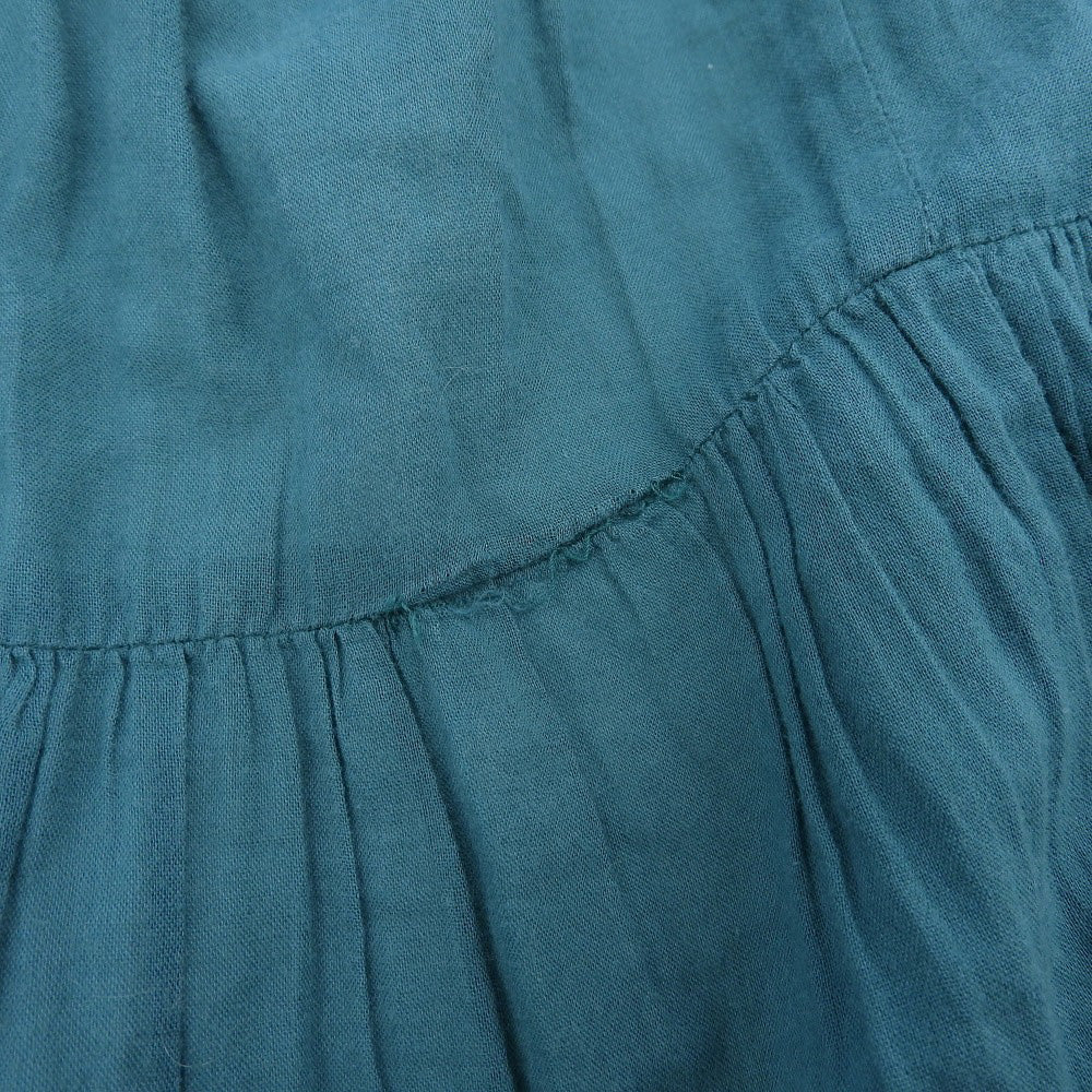Velnica surplice tiered dress women's blue-green 17119 dress