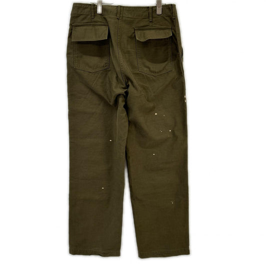 AURALEE オーラリー A25AP01BP WASHED BAGGY SATIN BLEACHED BAKER PANT ボトムス