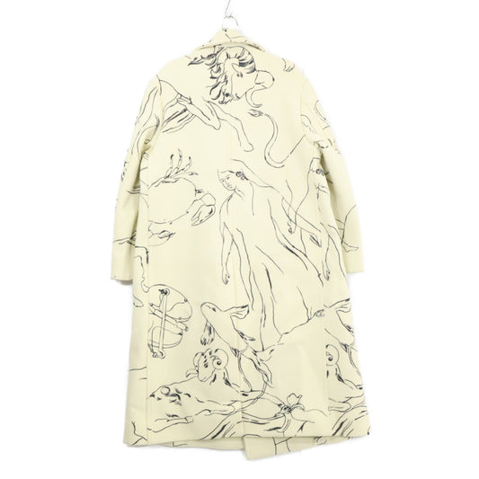 JILSANDER Jil Sander 【Domestic authorized】22AW J21AA0036 all-over-print wool sports coat