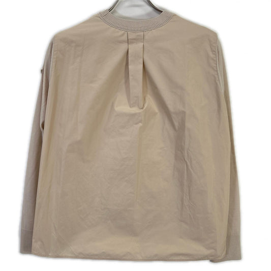 MONCLER モンクレール 22年製 GIROCOLLO TRICOT ナイロン切替 ニット トップス